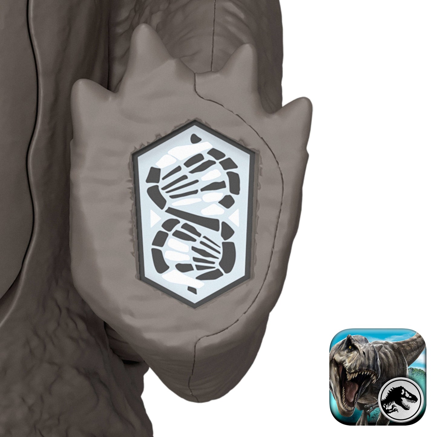 Jurassic World Rebirth Wild Roar Nasutoceratops Dinosaur Toy, Tail Controlled Attack Chomp & Sound