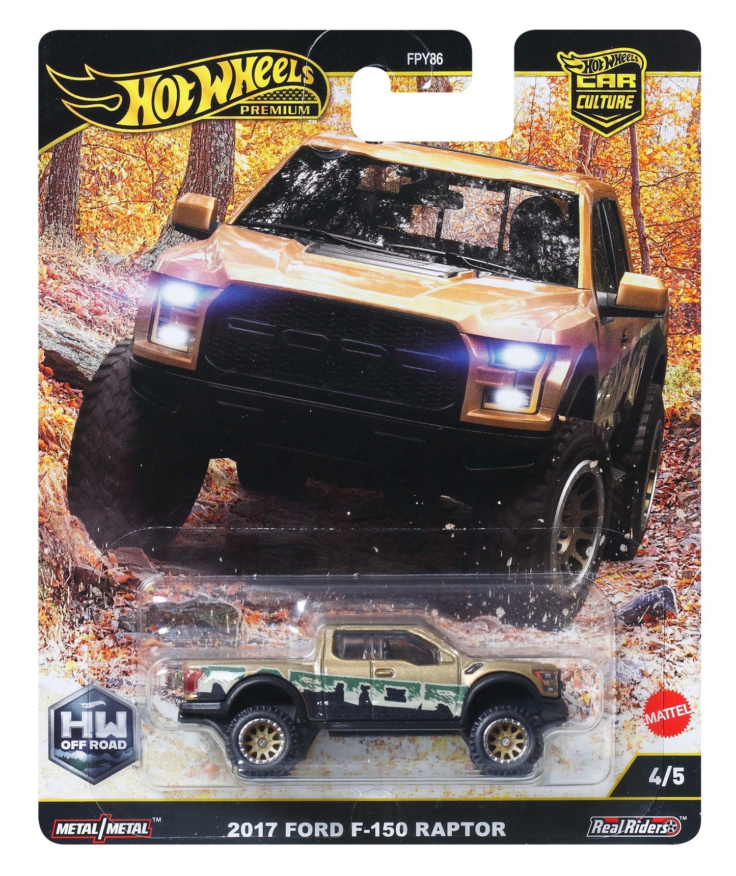 Hot Wheels Collector Veículo de Brinquedo 17 Ford F150 Raptor