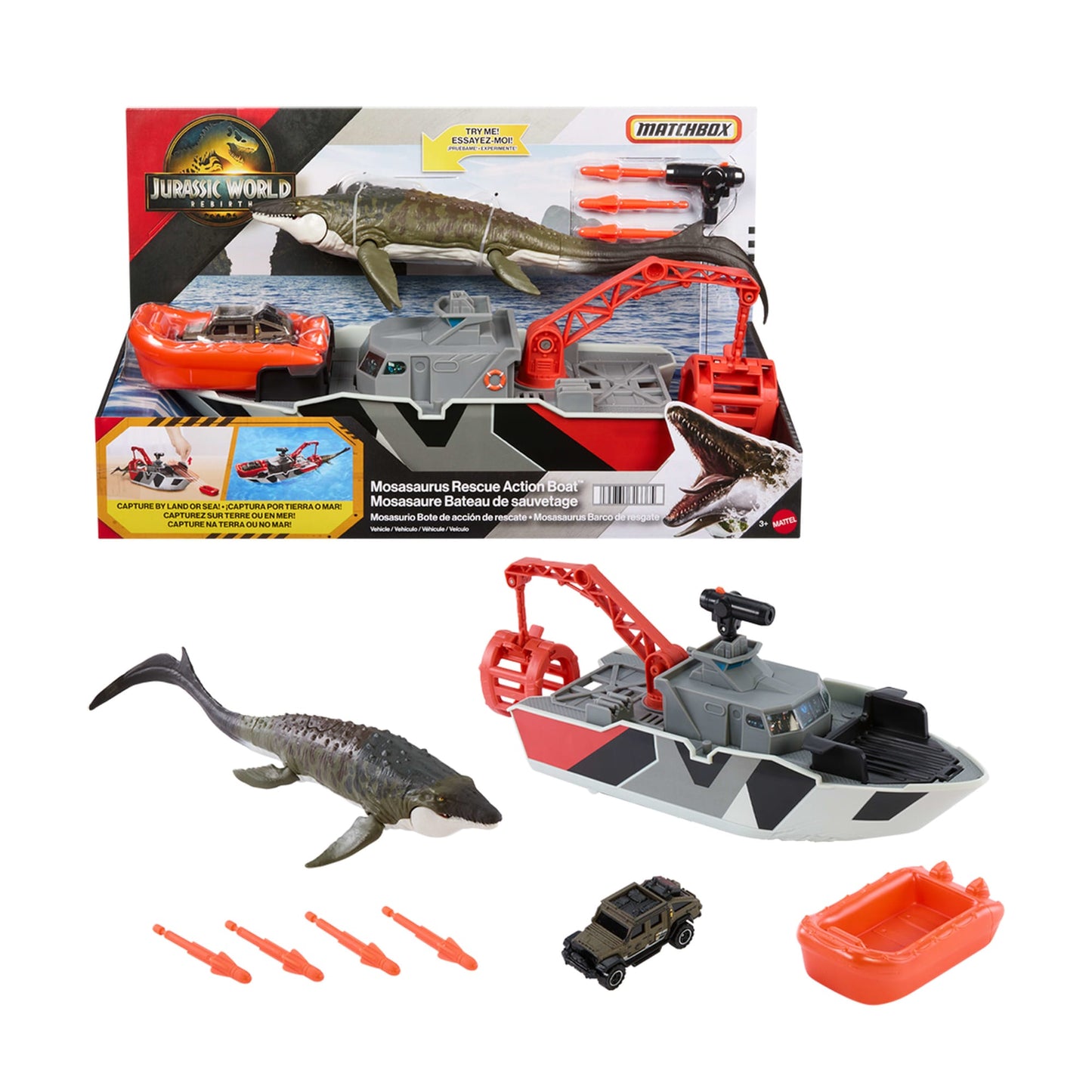 Matchbox Veículo de Brinquedo Jurassic World Veículo Grande