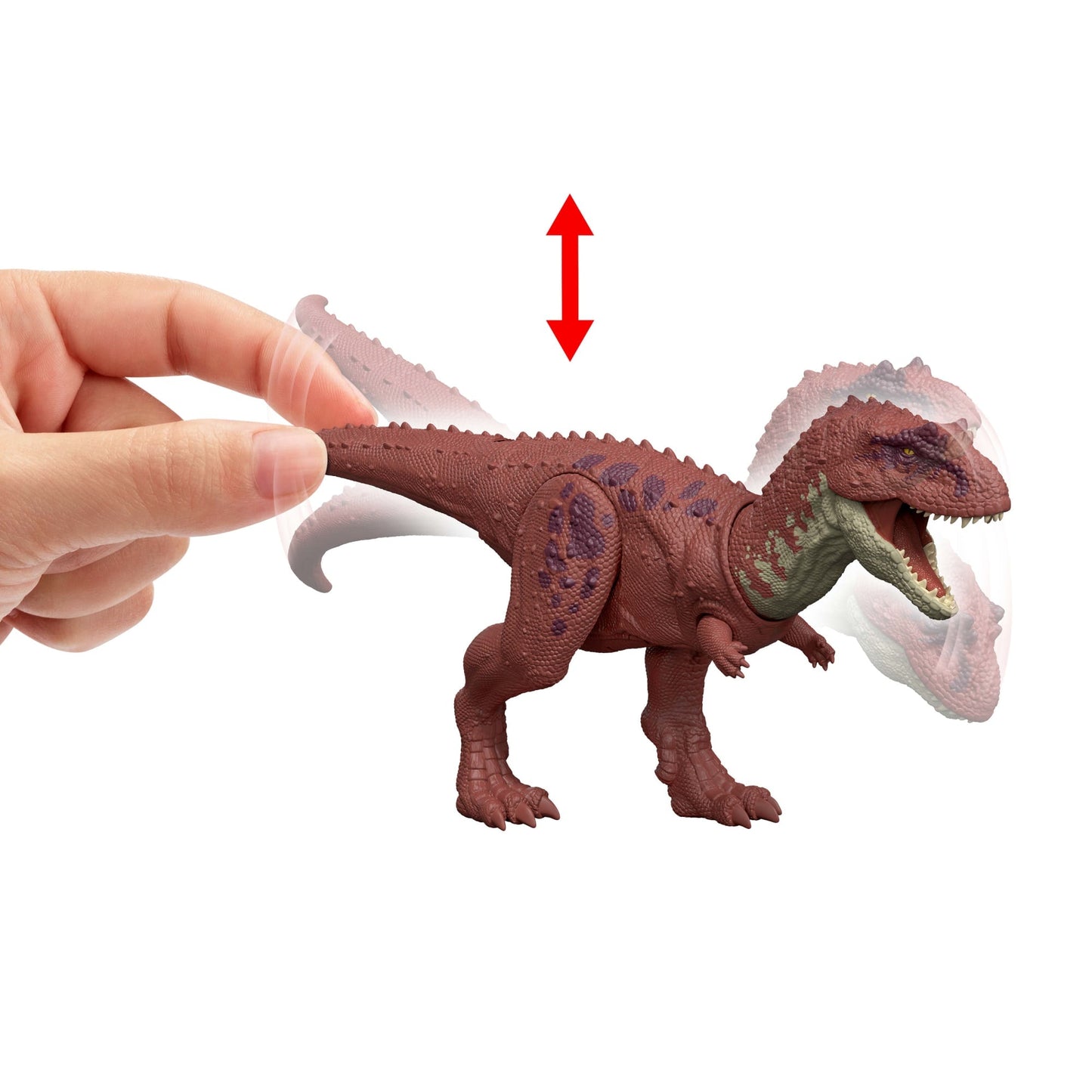 Jurassic World Dinosaurio de Juguete Rebirth Rugido Salvaje Aucasaurus