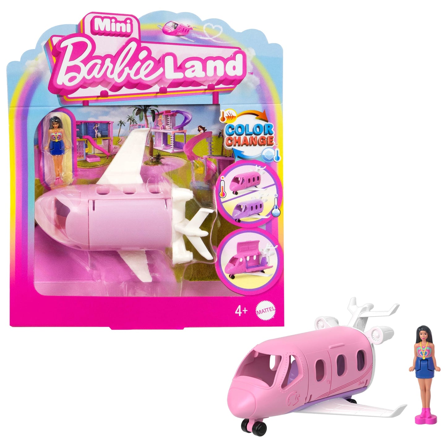 Barbie Mini BarbieLand Vehículo para Muñecas Avión de los Sueños