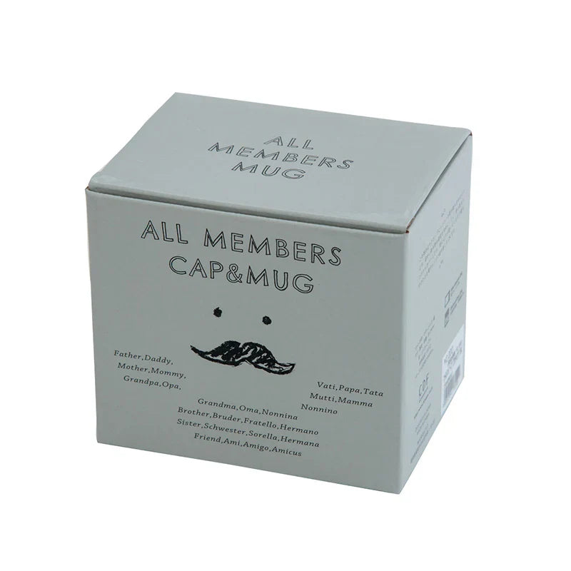 Bisque ALL MEMBERS Mug with Lid - Black