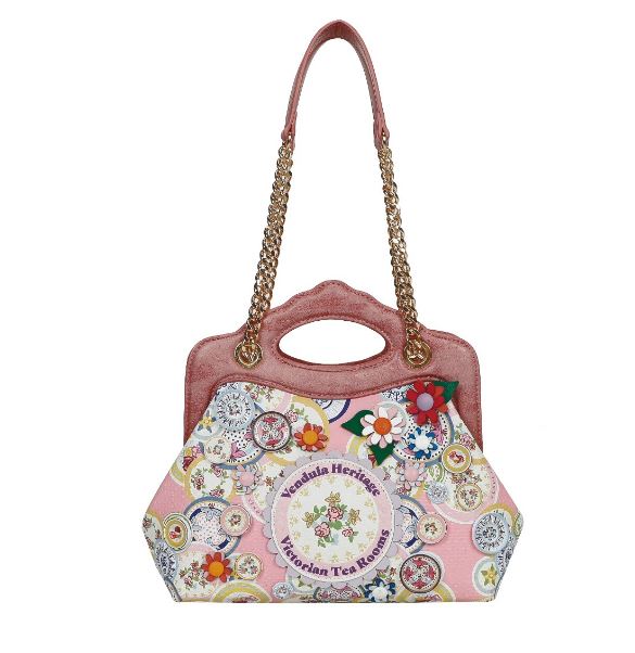 Vendula Heritage Victorian Tea Rooms Small Ornate Handle Bag