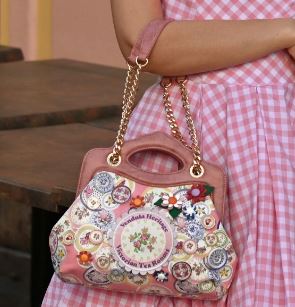 Vendula Heritage Victorian Tea Rooms Small Ornate Handle Bag