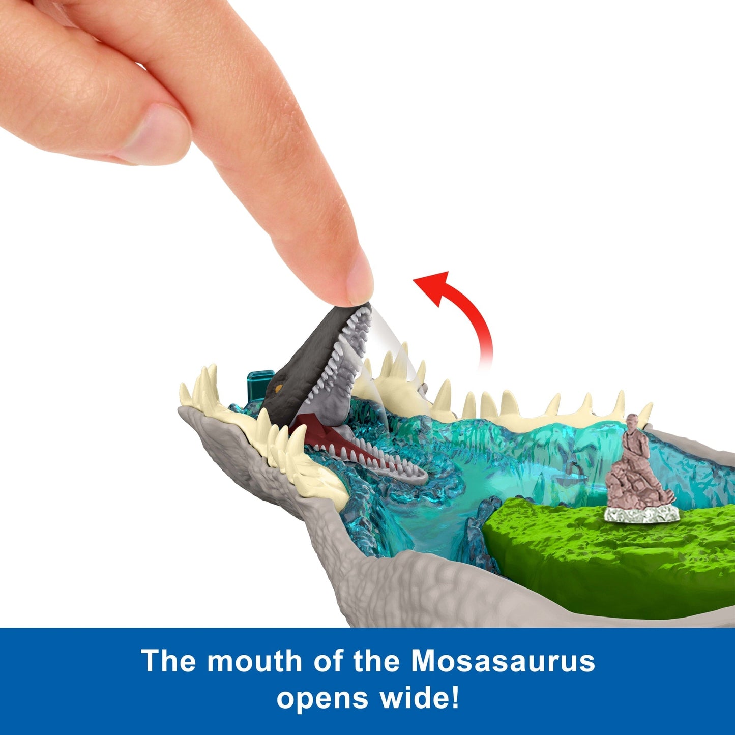 Jurassic World Rebirth Micro Adventure Playset Spinosaurus Head, Interactive Features & Figures