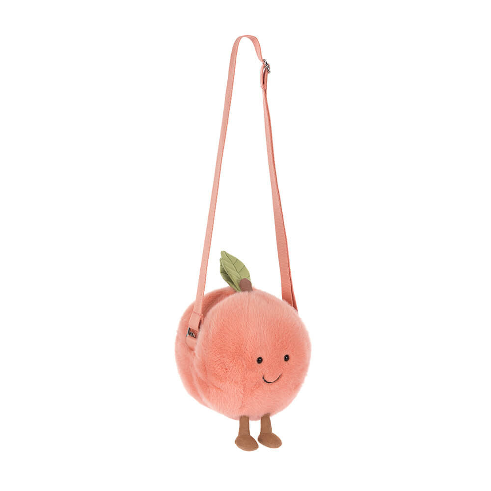 Jellycat Amuseables Peach Shoulder Bag 15cm