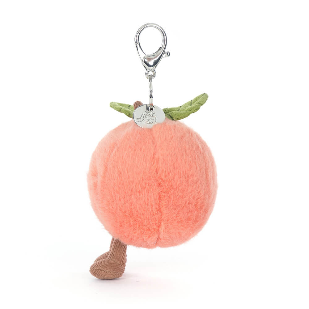 Jellycat Amuseables Peach Bag Charm 9cm