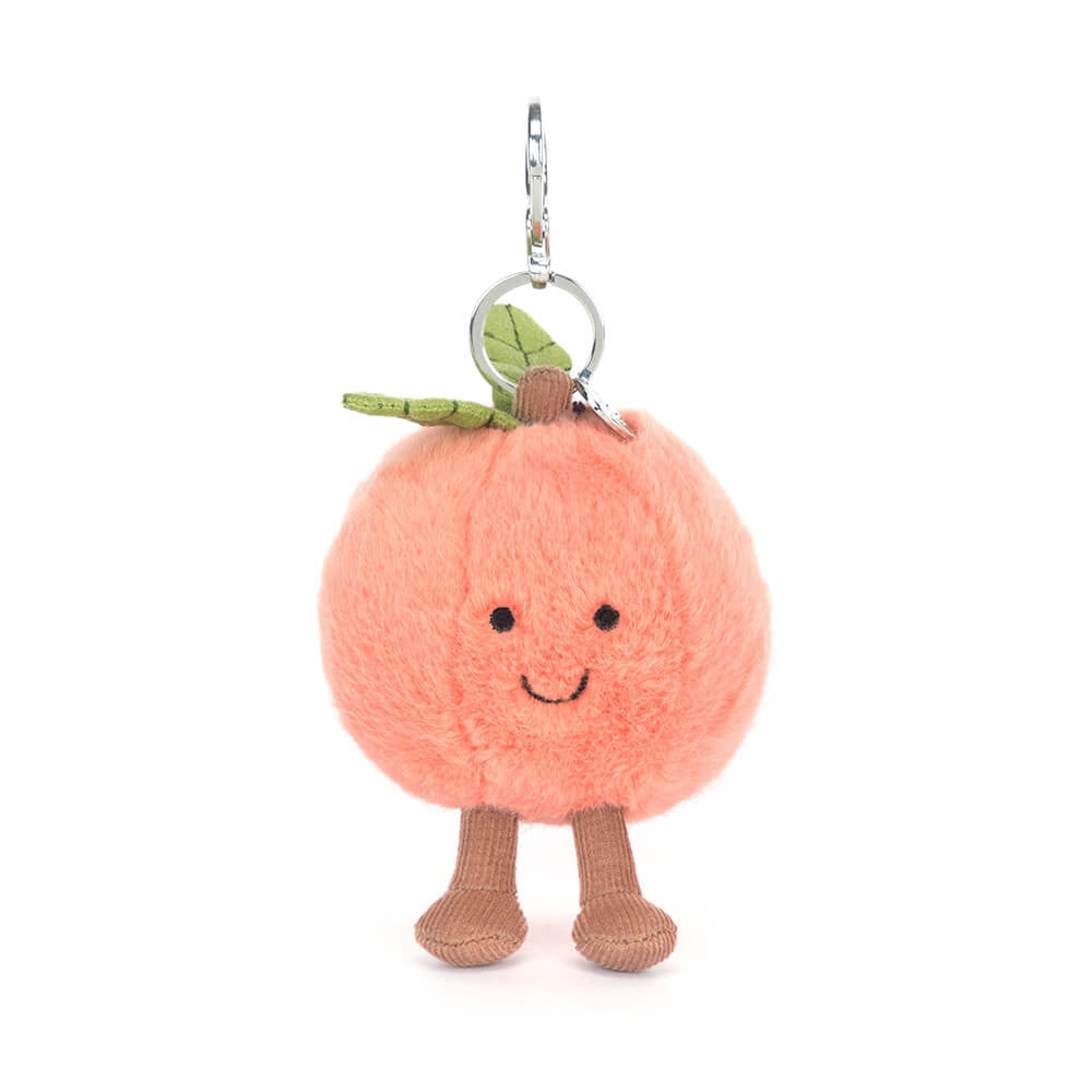Jellycat Amuseables Peach Bag Charm 9cm
