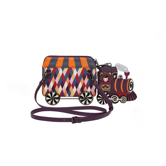 Vendula Skelecat's Travelling Ghost Circus Train Charm Bag