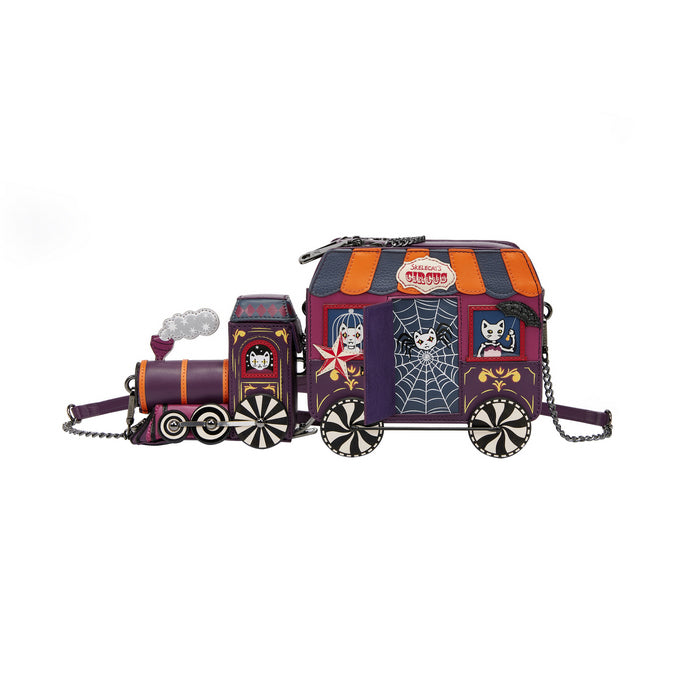 Vendula Skelecat's Travelling Ghost Circus Train Charm Bag