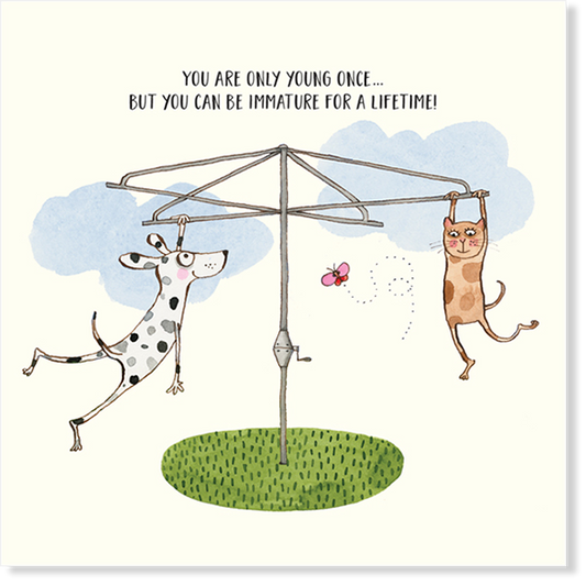 Affirmations - Twigseeds Birthday Card - Clothes Line - K111
