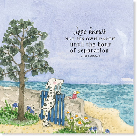 Affirmations - Twigseeds Sympathy Card  - Love Knows - K158