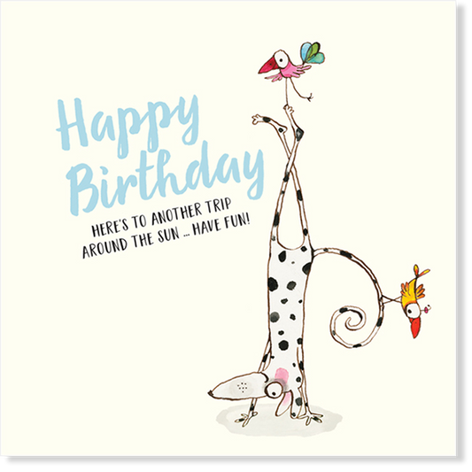 Affirmations - Twigseeds Birthday Card - Trip Around the Sun - K201