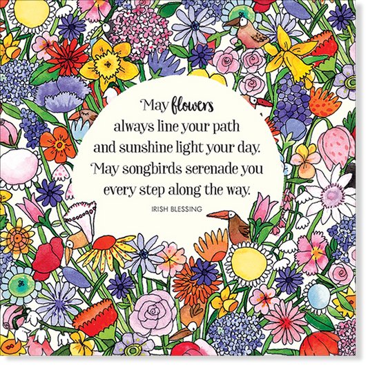 Affirmations - Twigseeds Friendship Card - May flowers - K235