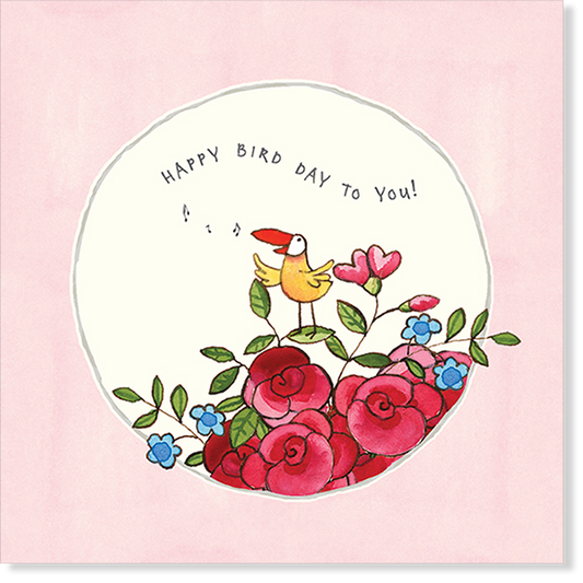 Affirmations - Twigseeds Birthday Card - Happy bird day - K258