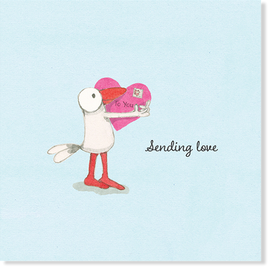 Affirmations - Twigseeds Thinking of You Card - Sending love - K278