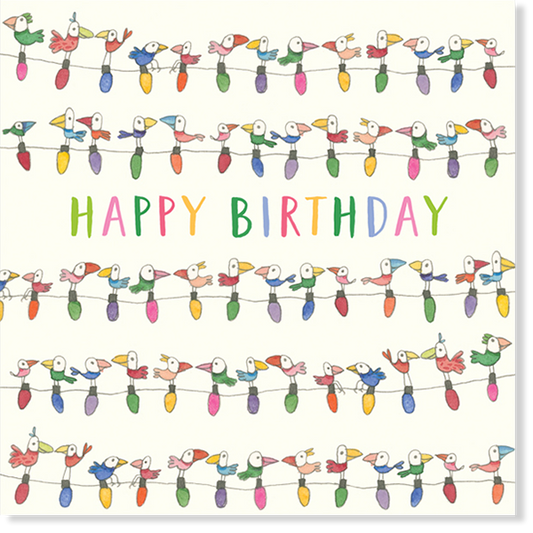 Affirmations - Twigseeds Birthday Card - Birds - K279