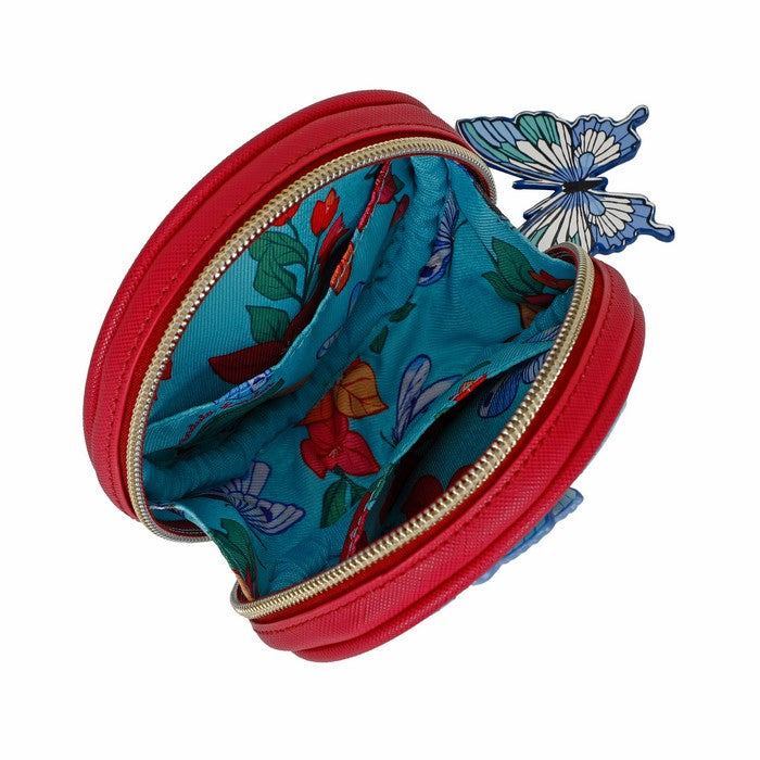 Vendula Greek Garden Round Zip Purse