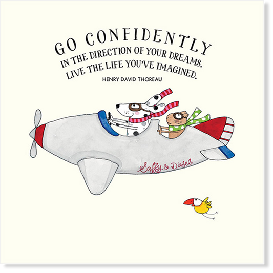 Affirmations - Twigseeds Inspiration Card - Go confidently - K061