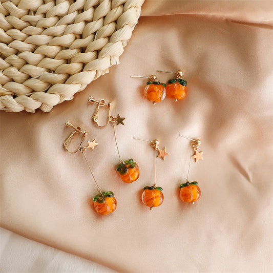 Luninana Earrings - Persimmon Ruyi Earrings YX004