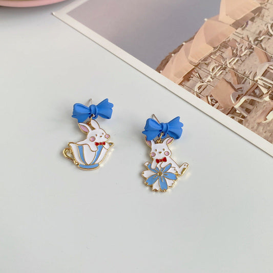 Luninana Earrings -  Tea Time Bunny Earrings YBY040