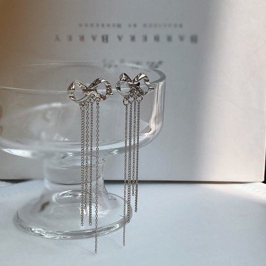 Luninana Earrings -  Hanging Ribbon Earrings YBY023