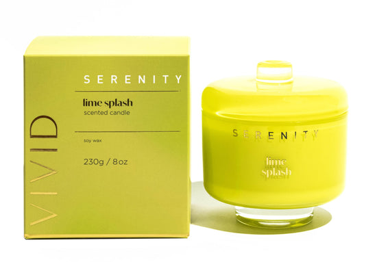 SERENITY VIVID - Lime Splash Candle 230g