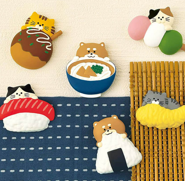 Decole Japanese Food Fridge Magnet - Ebiten