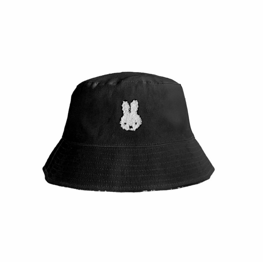 Engelite Miffy Canvas Bucket Hats Black (L) 58cm