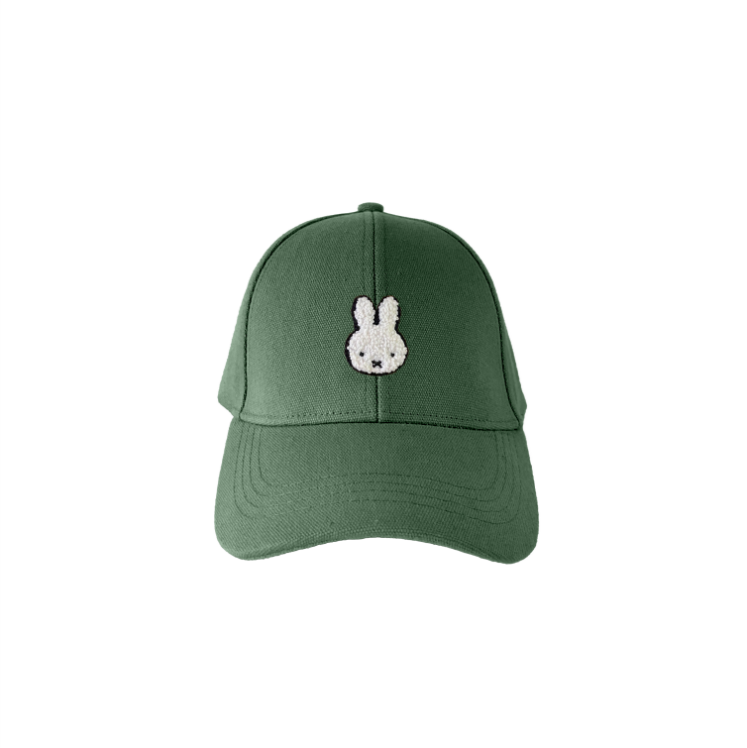 Engelite Miffy Canvas Cap Green (M) 56cm
