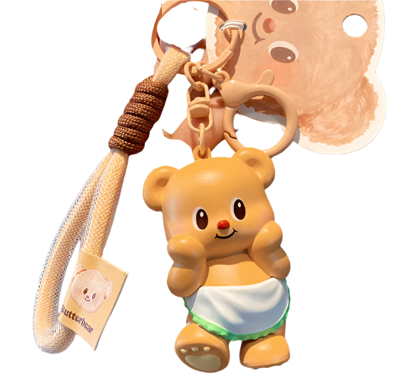 Funism Butterbear Keychain-Standing Cute Pose