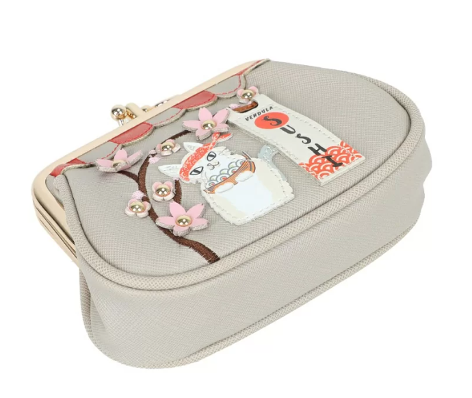 Vendula Sushi - Grey Edition Clipper Coin Purse