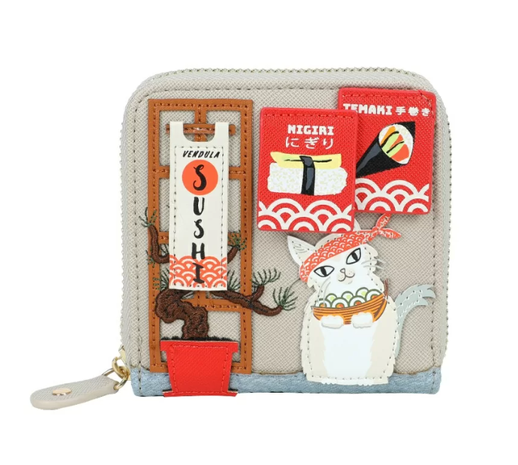 Vendula Sushi - Grey Edition Square Wallet