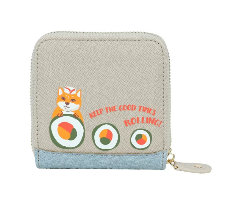 Vendula Sushi - Grey Edition Square Wallet