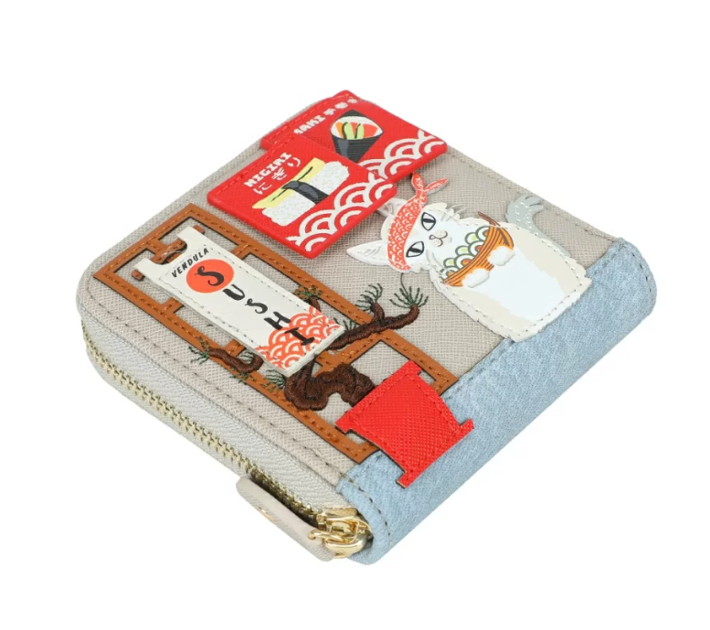 Vendula Sushi - Grey Edition Square Wallet