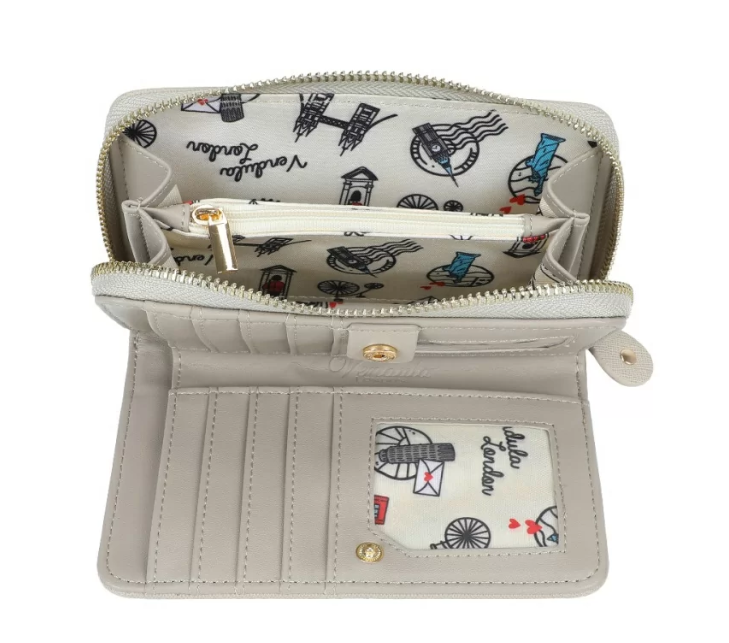 Vendula Sushi - Grey Edition Medium Ziparound Wallet