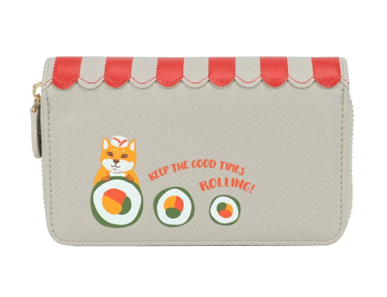 Vendula Sushi - Grey Edition Medium Ziparound Wallet
