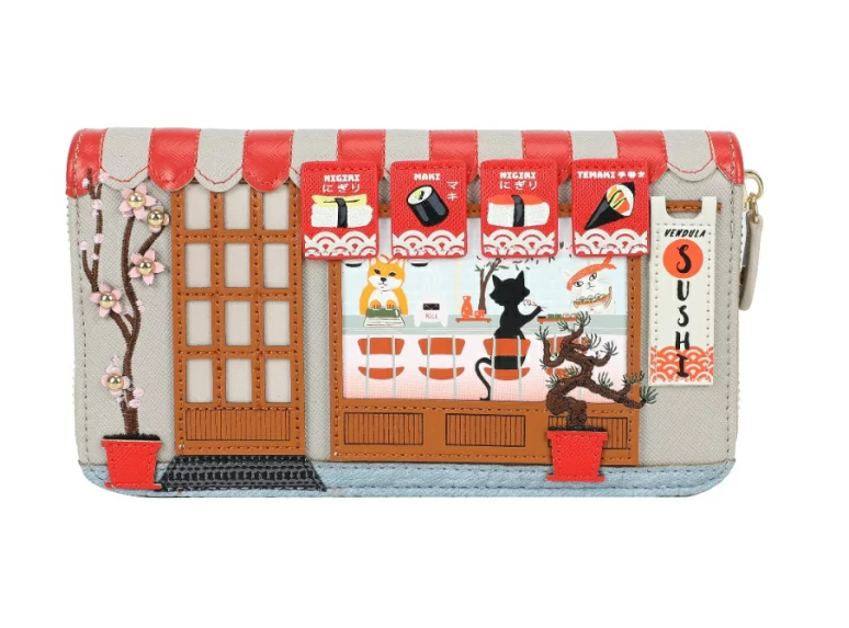 Vendula Sushi - Grey Edition Large Ziparound Wallet