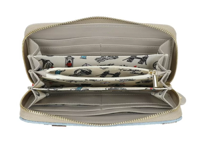 Vendula Sushi - Grey Edition Large Ziparound Wallet