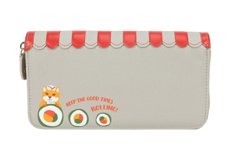 Vendula Sushi - Grey Edition Large Ziparound Wallet