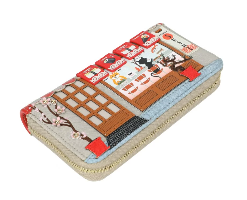 Vendula Sushi - Grey Edition Large Ziparound Wallet