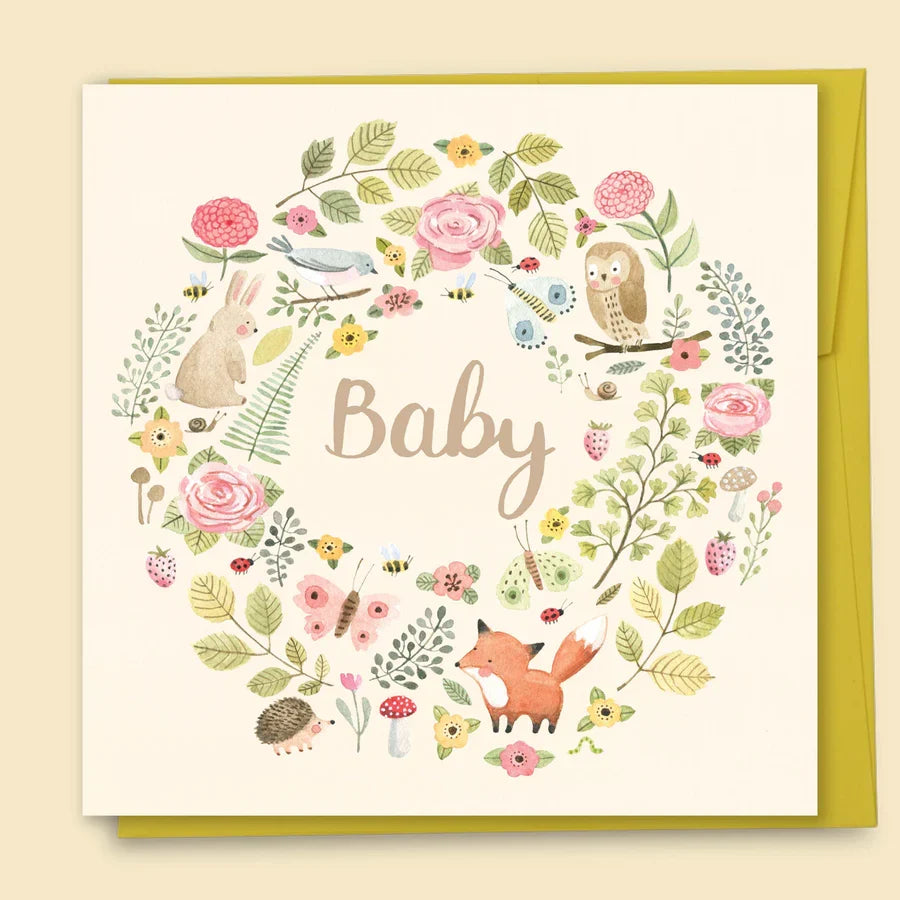 Papernest Baby Forest Creatures Card