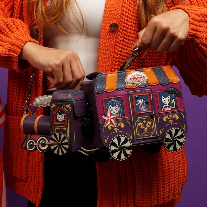 Vendula Skelecat's Travelling Ghost Circus Train Bag