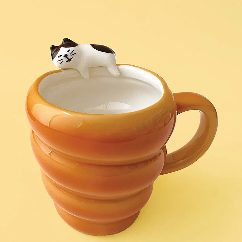 Decole Concombre Yamaneko Bakery Mug - Cornet