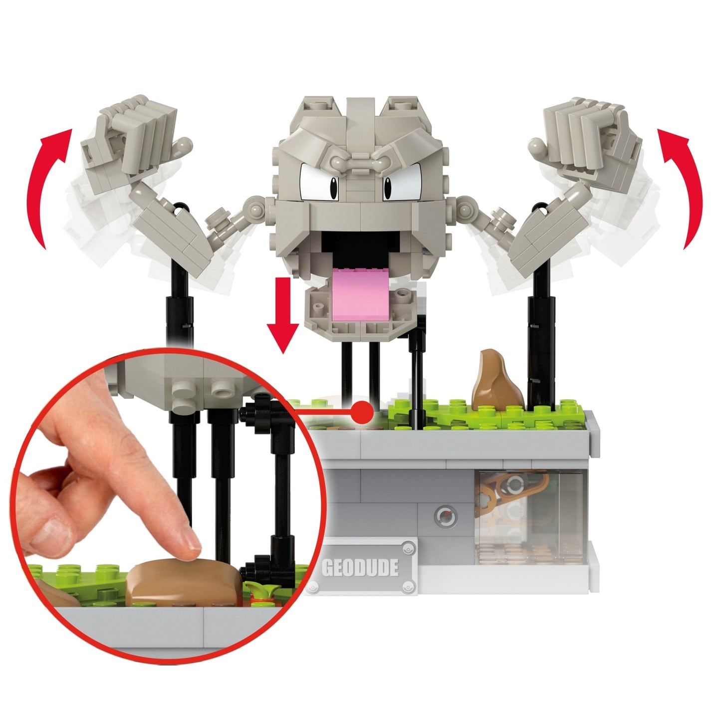 Mega-Pokémon Mini Motion Racaillou-Coffret de Construction