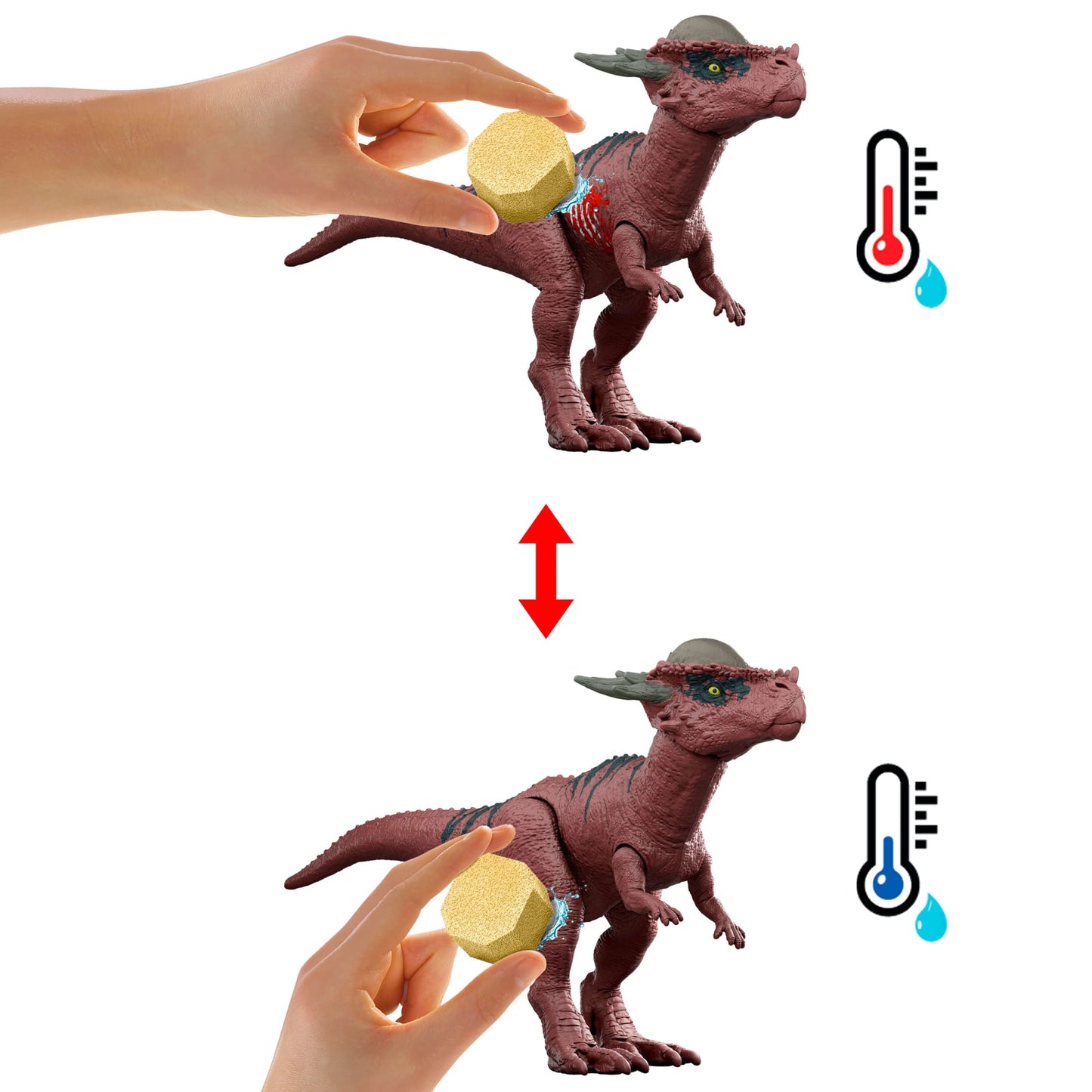 Jurassic World Dinossauro de Brinquedo Pacote de Batalha Dino Reveal