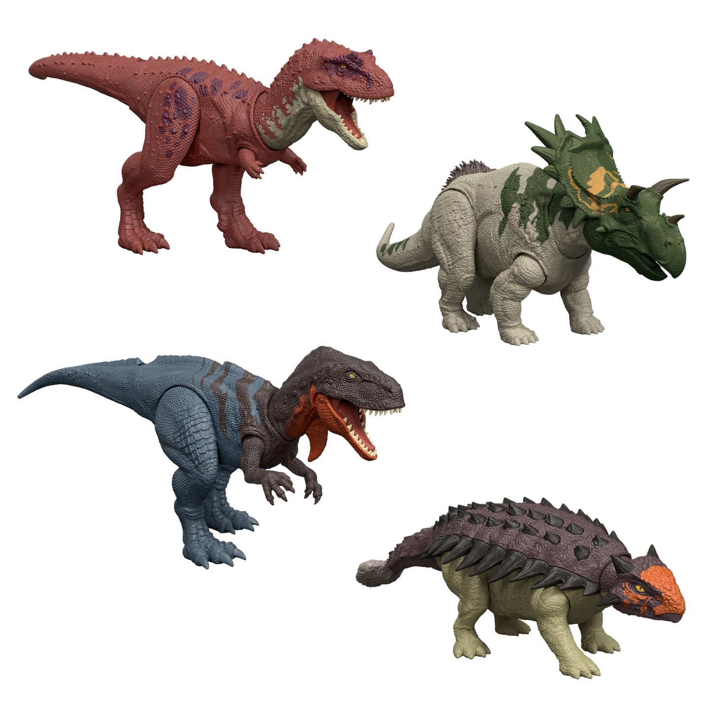 Jurassic World Dinossauro de Brinquedo Rebirth Rugido Selvagem