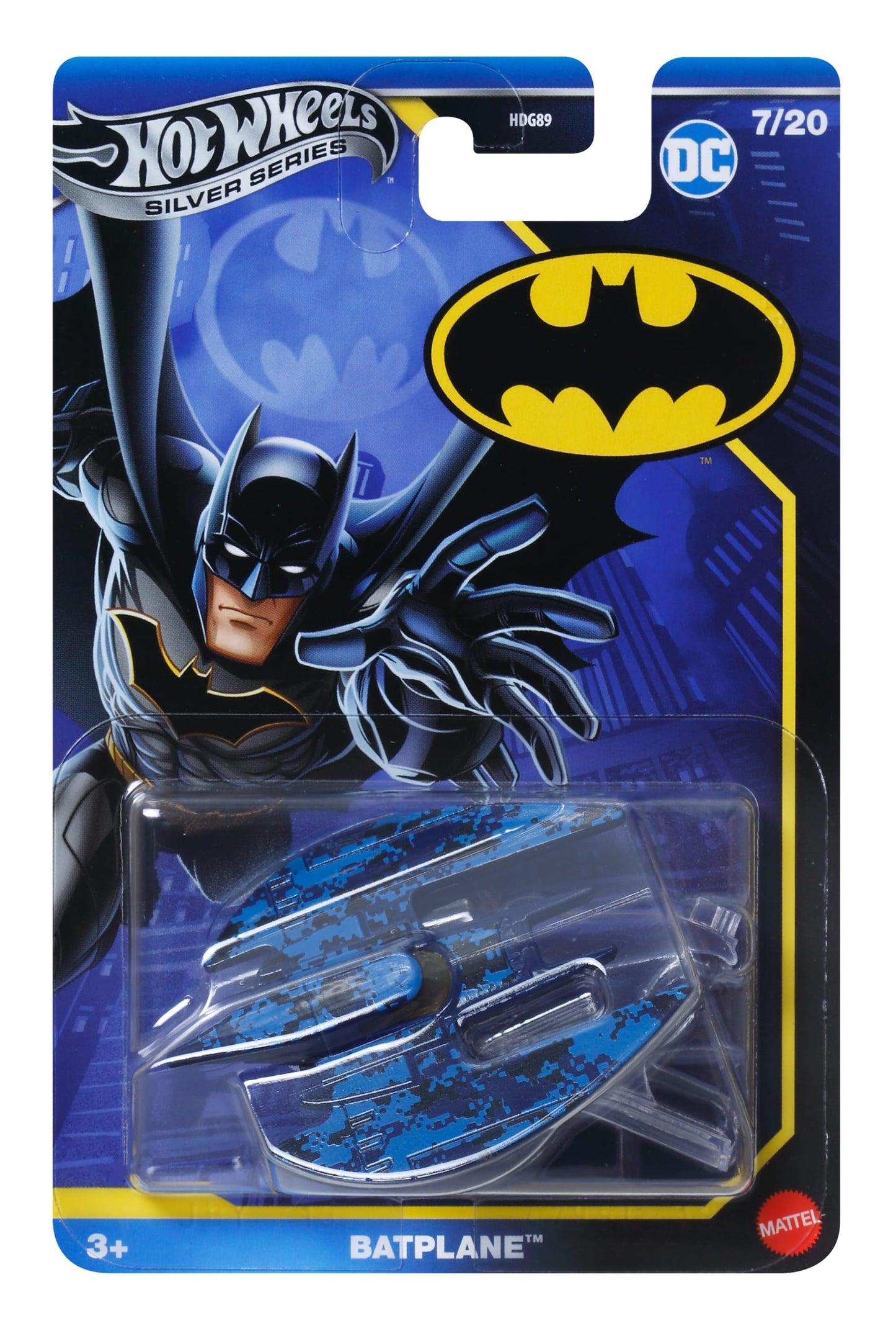 Hot Wheels Collector Vehículo de Colección Auto de Batman Batiavión