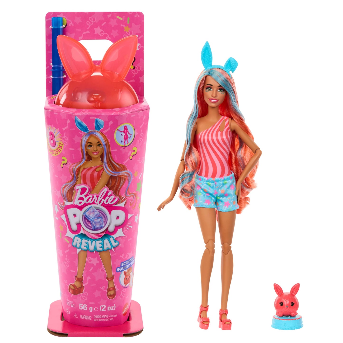 Barbie Pop Reveal Série Frappés Poupée Parfumée et Acc. Chatonne
