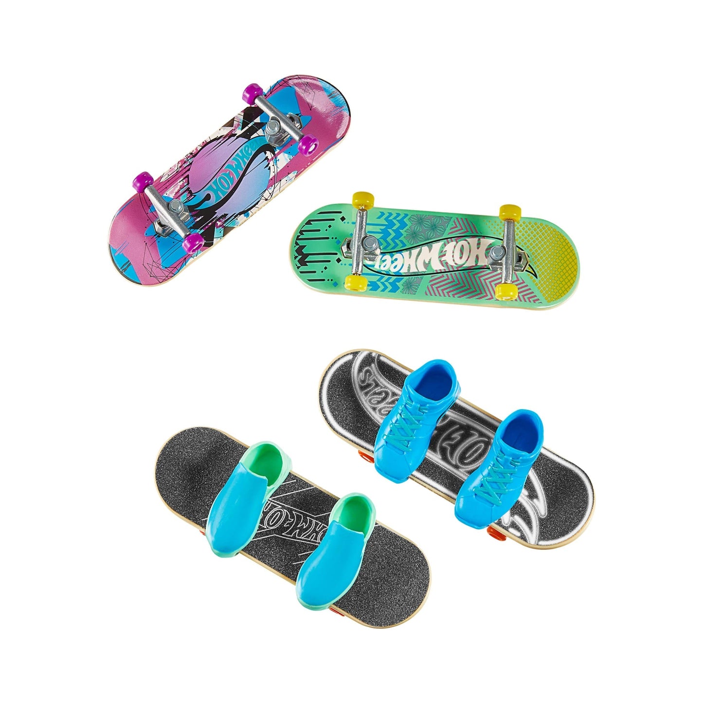 Hot Wheels Skate Vehículo de Juguete Paquete de Patinetas Experiencia Épica con Tenis